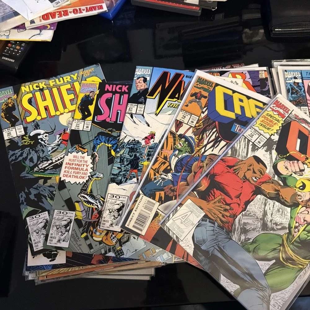 70 Vintage Comic Lot Marvel X-man Sectaurs Alpha Flight Luke Cage Fallen Angels